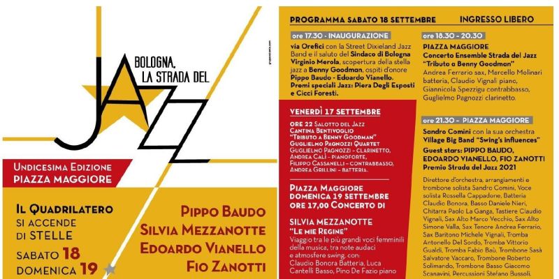La strada del jazz – 18 e 19 settembre 2021