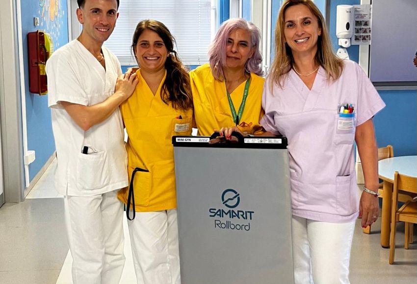 ROLLBORD per la movimentazione del paziente pediatrico