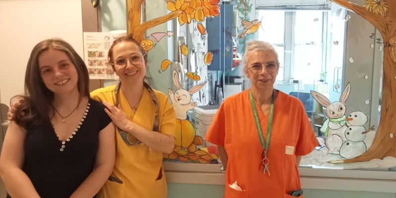 Un mare di colori accoglie i piccoli pazienti del reparto di Chirurgia Pediatrica