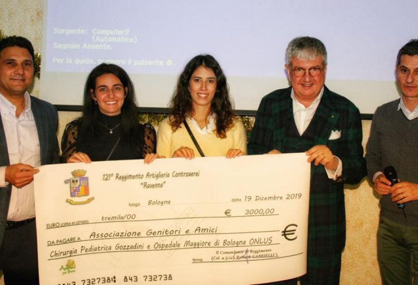 Donazione del 121° Reggimento Artiglieria Controaerei “Ravenna”