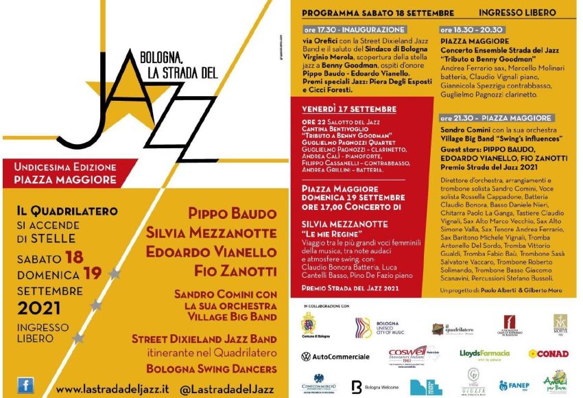 La strada del jazz – 18 e 19 settembre 2021